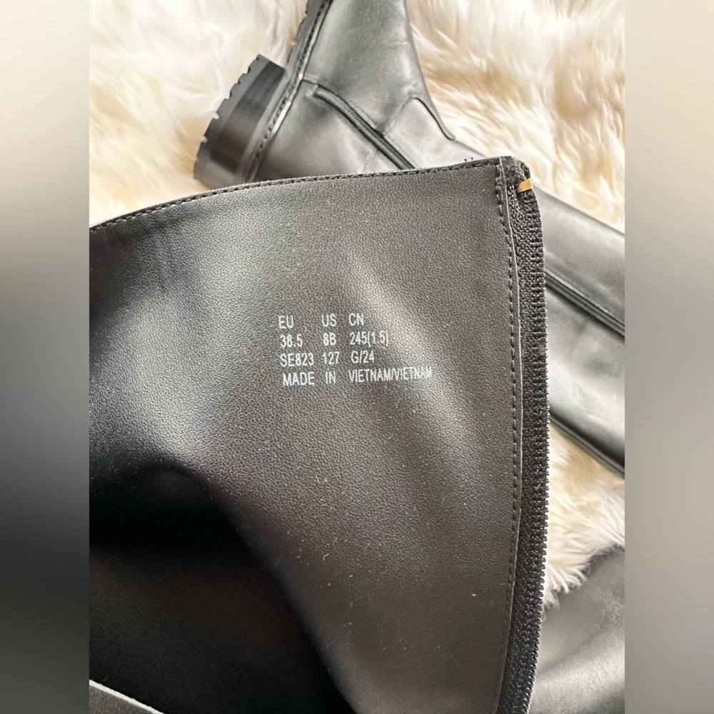 Stuart Weitzman Black Over the Knee Boots - Picture 5 of 5